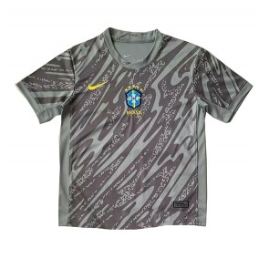 Brazil Golmanski Domaci Dres Copa America 2024 Kratak Rukavima